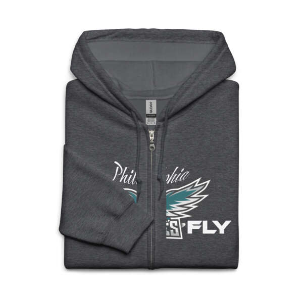 Fly Eagles Fly Unisex heavy blend zip hoodie - Image 5