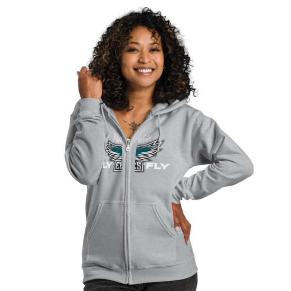 Fly Eagles Fly Unisex heavy blend zip hoodie - Image 3