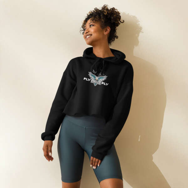 Fly Eagles Fly Crop Hoodie - Image 2