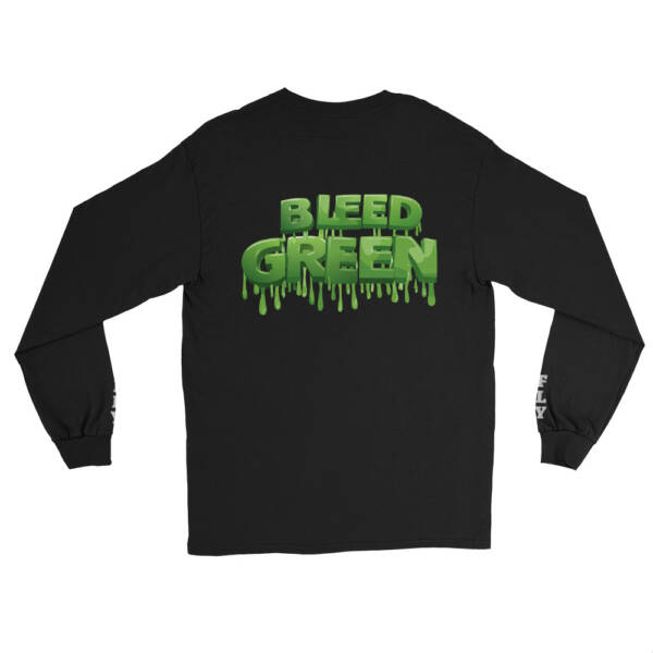 Eagle's Nation/Bleed Green Men’s Long Sleeve Shirt - Image 7