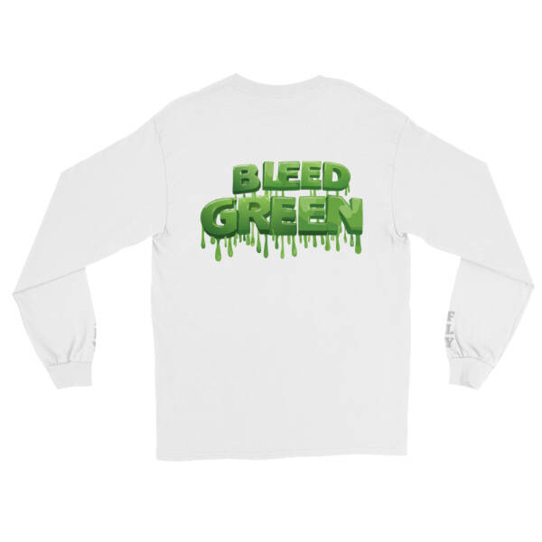 Eagle's Nation/Bleed Green Men’s Long Sleeve Shirt - Image 8