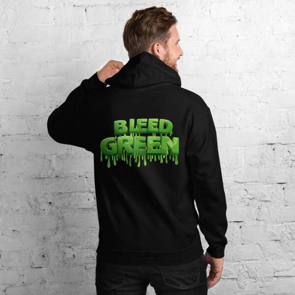 Eagle's Nation/Bleed Green Unisex Hoodie - Image 5