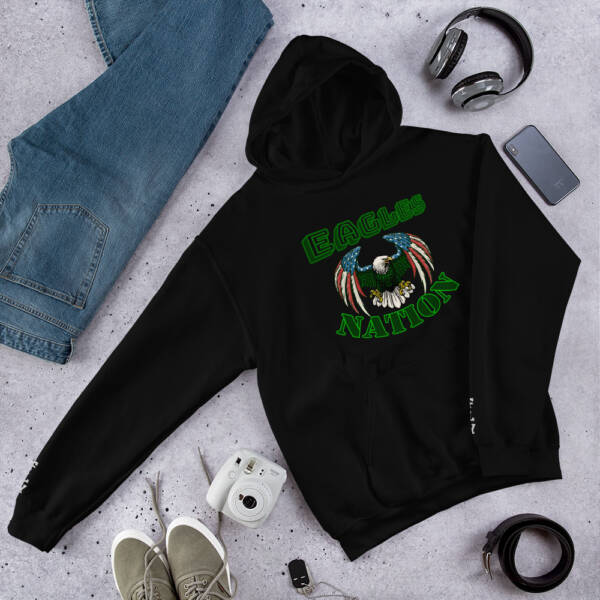 Eagle's Nation/Bleed Green Unisex Hoodie