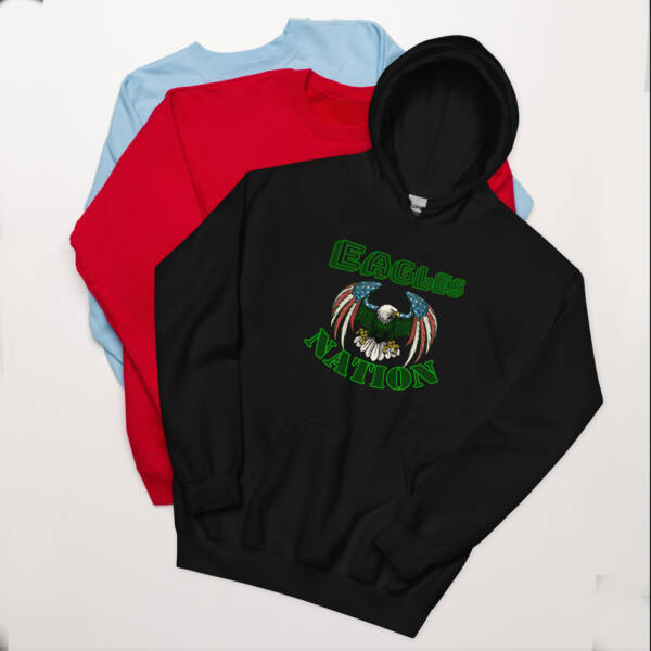 Eagle's Nation/Bleed Green Unisex Hoodie - Image 6