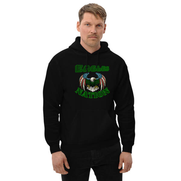 Eagle's Nation/Bleed Green Unisex Hoodie - Image 7