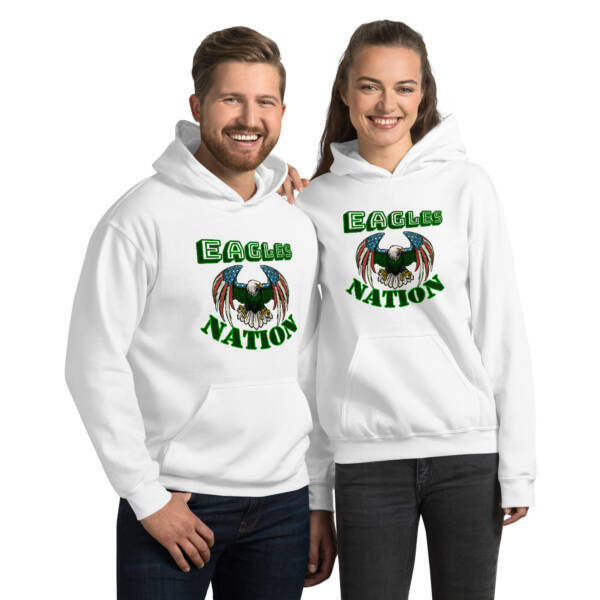 Eagle's Nation/Bleed Green Unisex Hoodie - Image 11