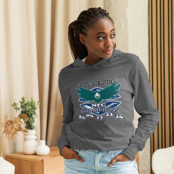 Eagles Con. Championship Hooded long-sleeve tee - Image 2