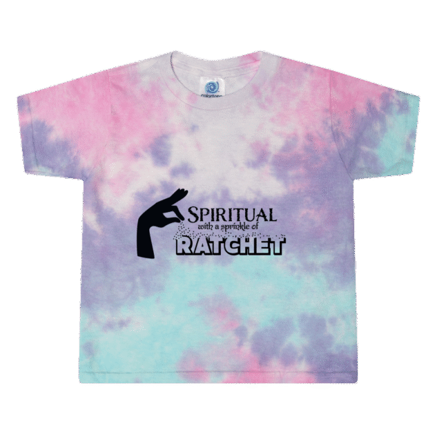Prana V Tie-Dye Cotton Candy Ladies' Cropped T-Shirt