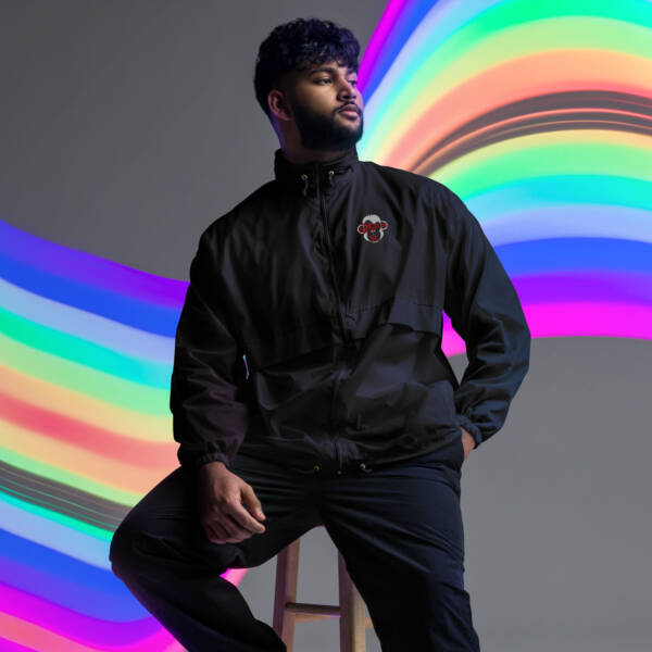 No Evil Lightwieght Unisex windbreaker - Image 9