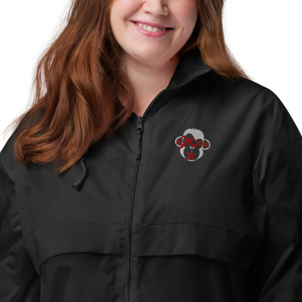 No Evil Lightwieght Unisex windbreaker - Image 2