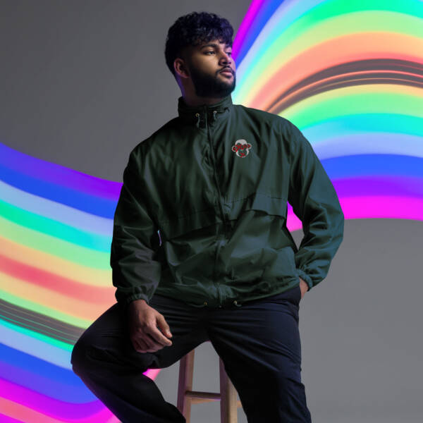No Evil Lightwieght Unisex windbreaker - Image 12