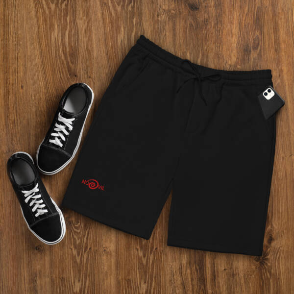 No Evil Label Men's fleece shorts - Image 9