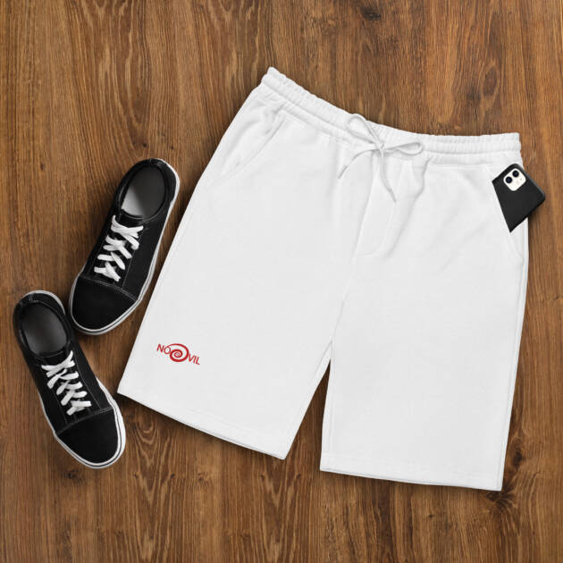 No Evil Label Men's fleece shorts