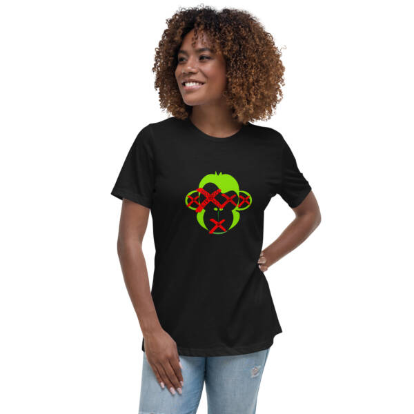 Women's Shattered Dreams Neon Relaxed T-Shirt - Image 3