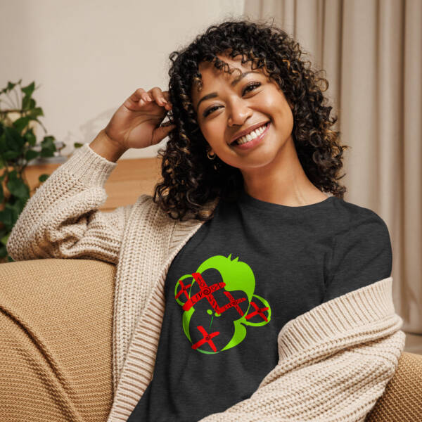 Women's Shattered Dreams Neon Relaxed T-Shirt - Image 10