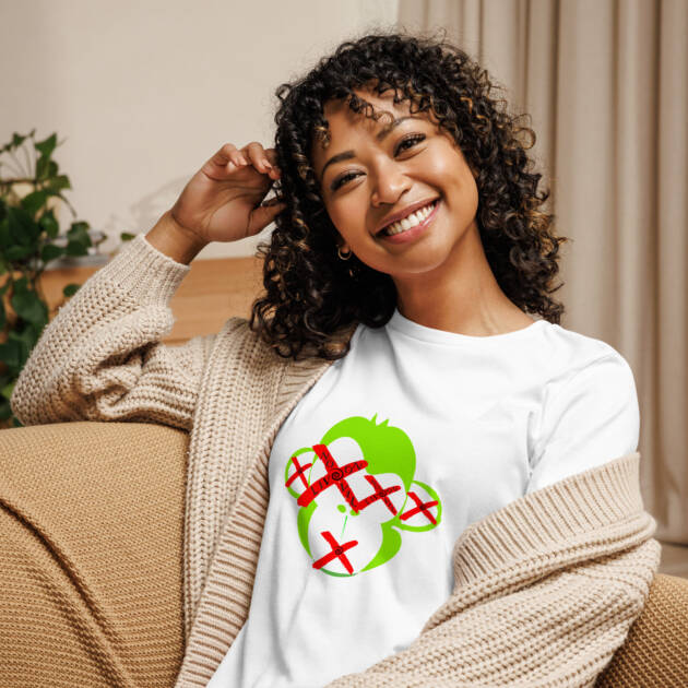 Women's Shattered Dreams Neon Relaxed T-Shirt