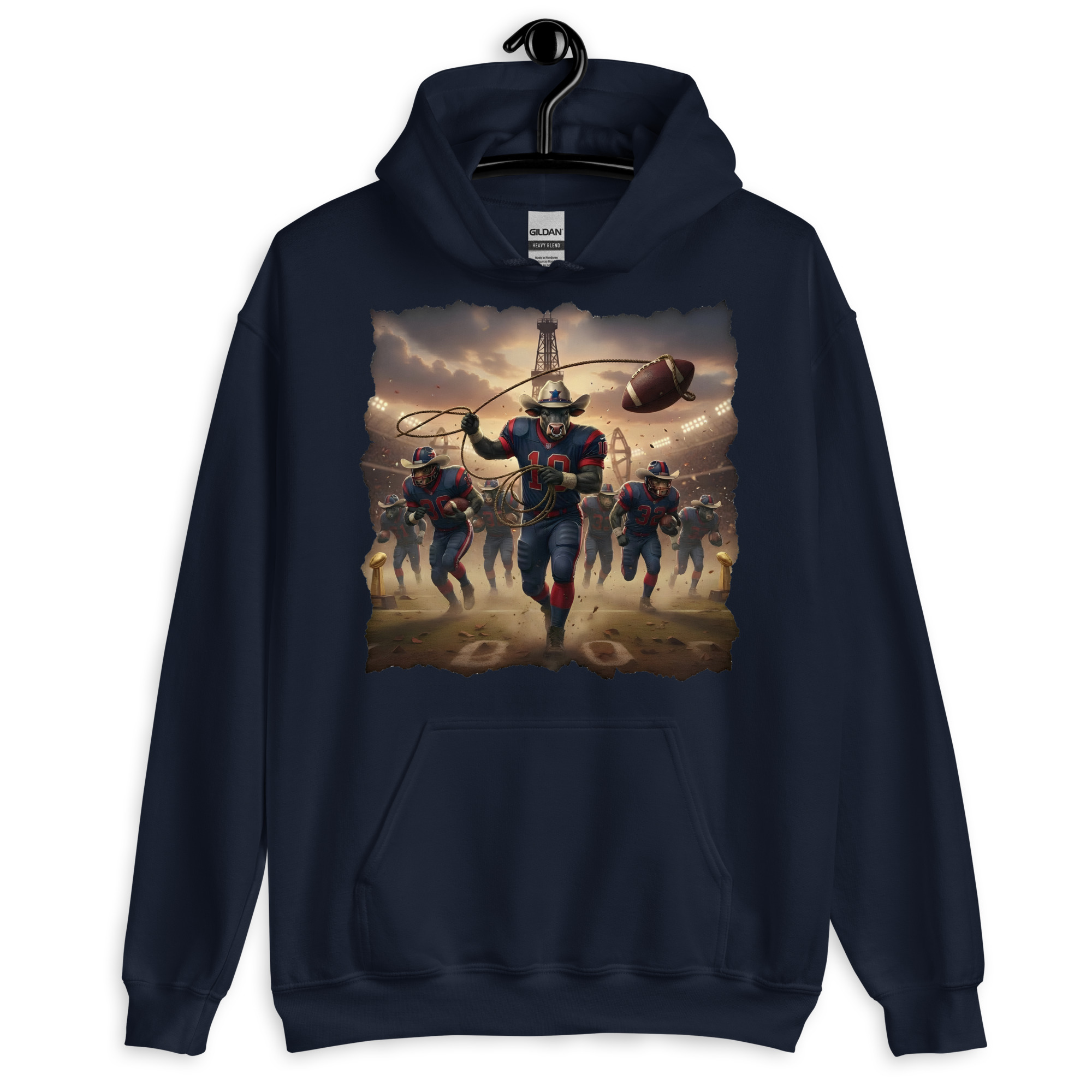 Bulls on Parade Texans Unisex Hoodie - Image 4