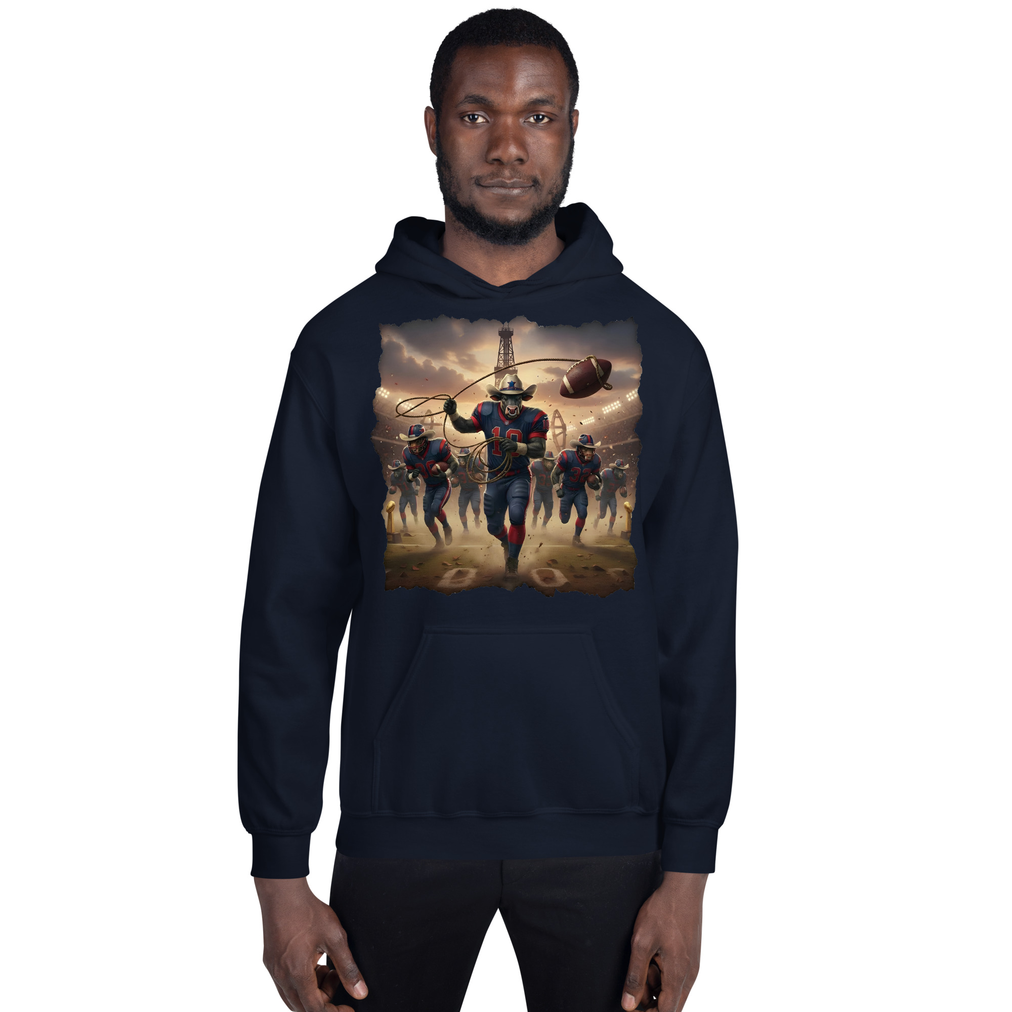 Bulls on Parade Texans Unisex Hoodie - Image 5