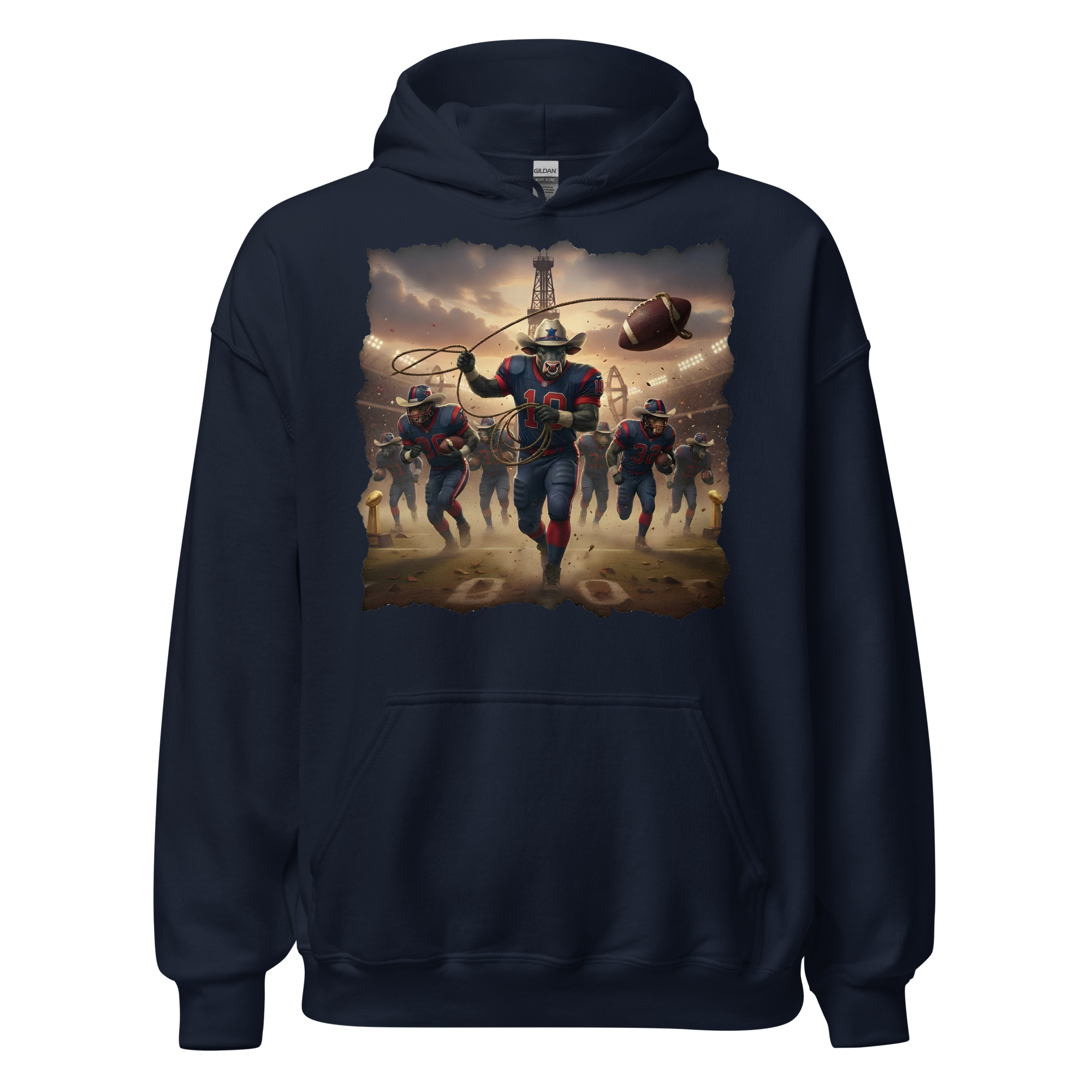 Bulls on Parade Texans Unisex Hoodie - Image 6