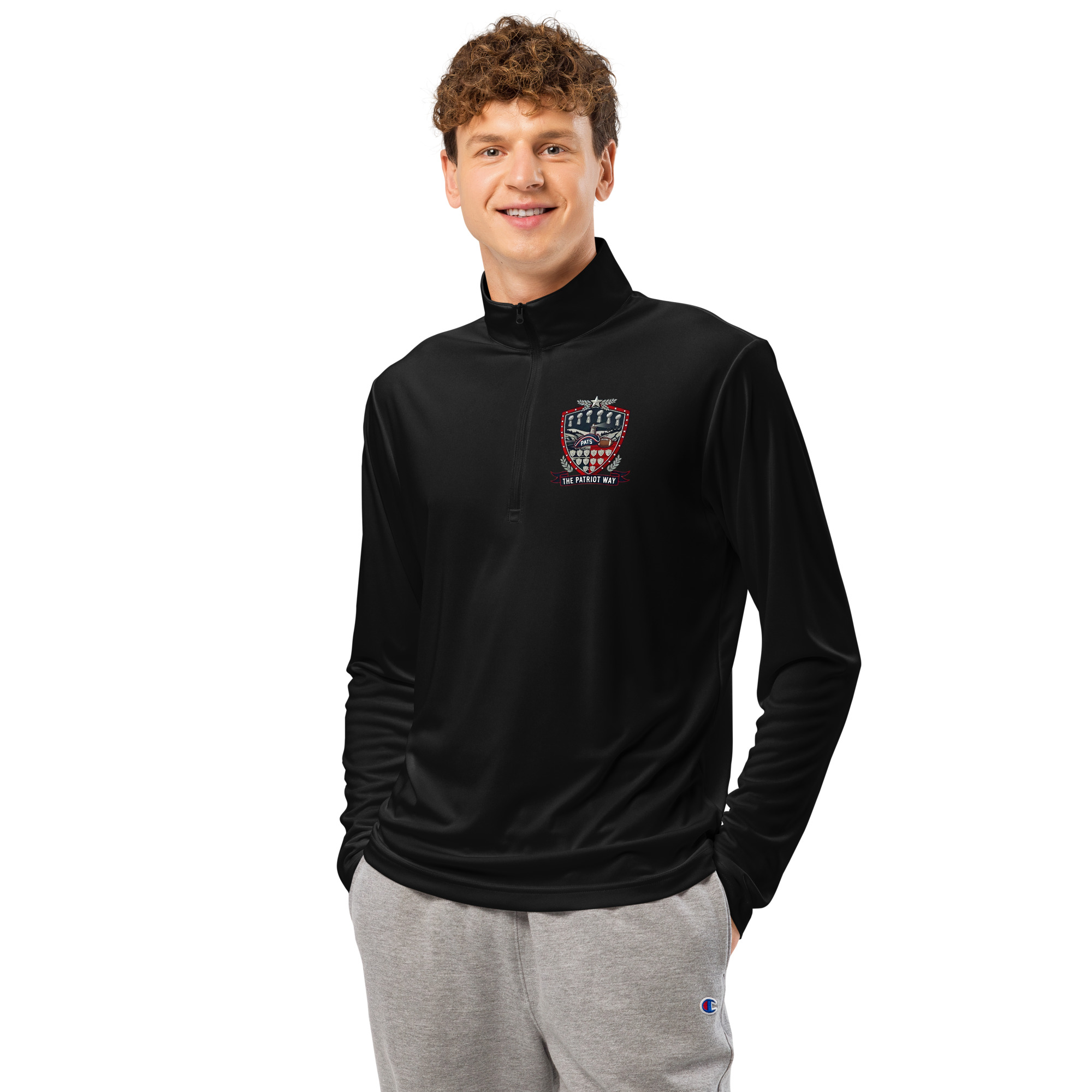 NFC Champ Pats Lightweight quarter-zip pullover